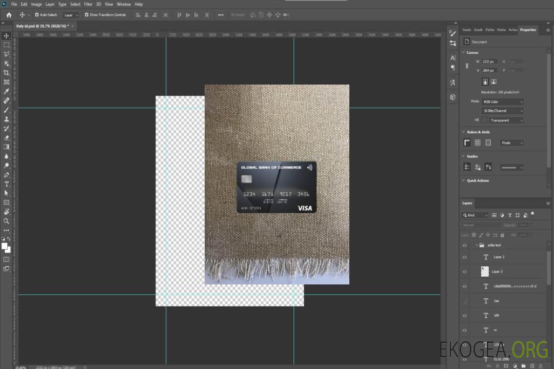 Antigua , et , Barbuda Global Bank of Commerce carte visa photolook recto template Antigua , et , Barbuda Global Bank of Commerce carte visa photolook recto template